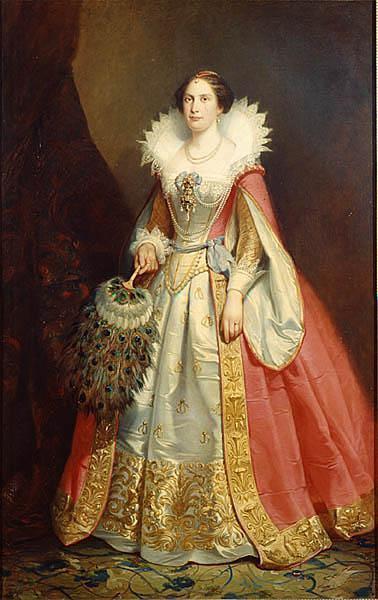 Johan Christoffer Boklund Lovisa, 1828-1871, queen, married to king Karl XV oil painting image